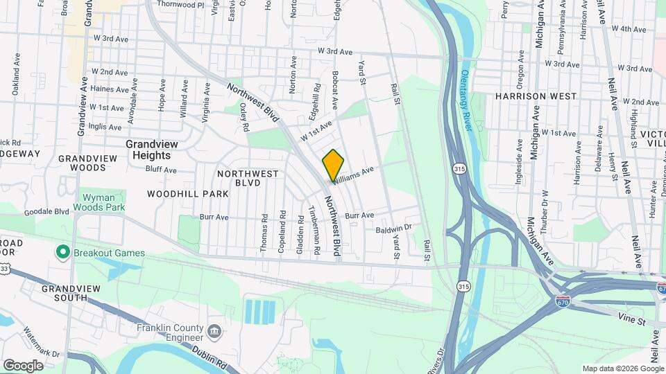 910-912-912 Northwest Blvd Map and Location Details