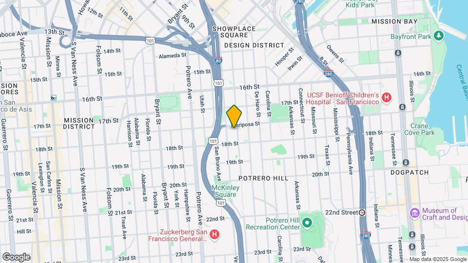 524 Kansas St Map and Location Details