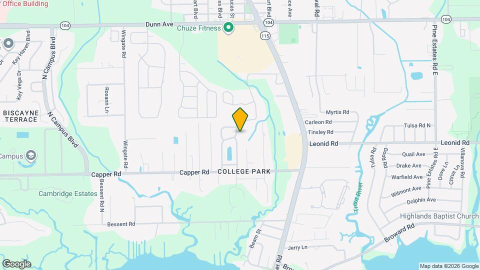 10725 Meadowlea Dr Mapa y Detalles de la Ubicación