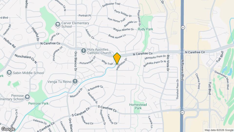 3540 Inspiration Dr, Unit 6300-44 Map and Location Details