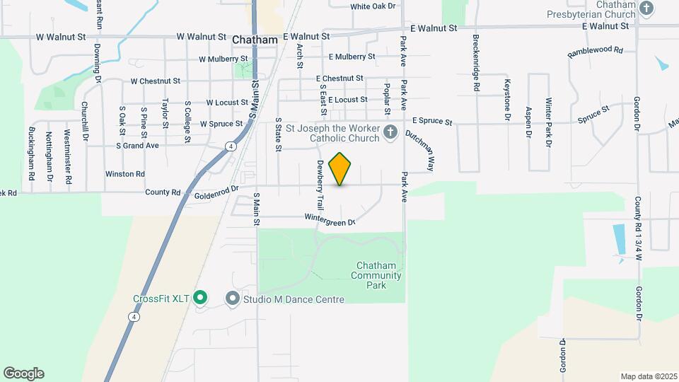 408 Goldenrod Dr Map and Location Details