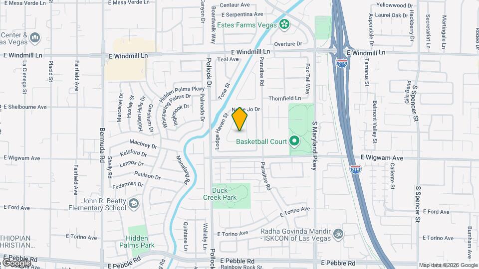 909 Hornbeak Ct Map and Location Details