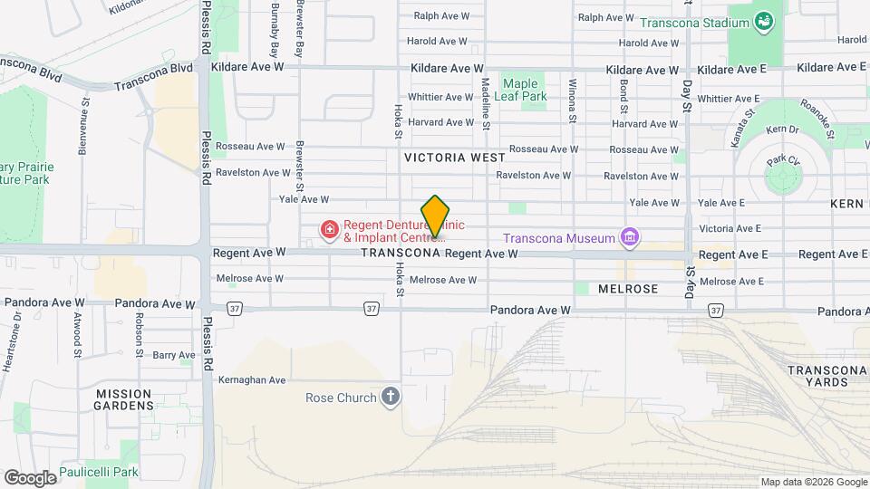 433 Regent Av W Map and Location Details