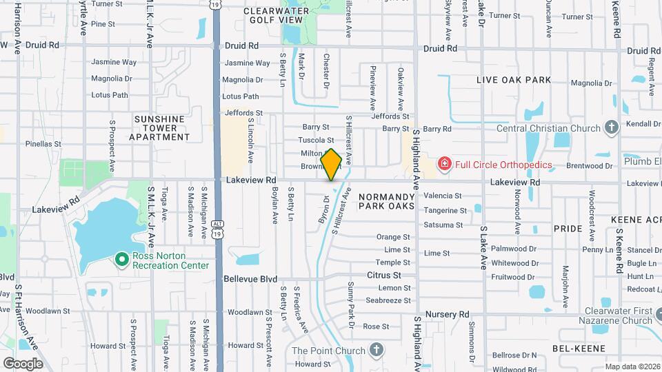 1353 Lakeview Rd Map and Location Details