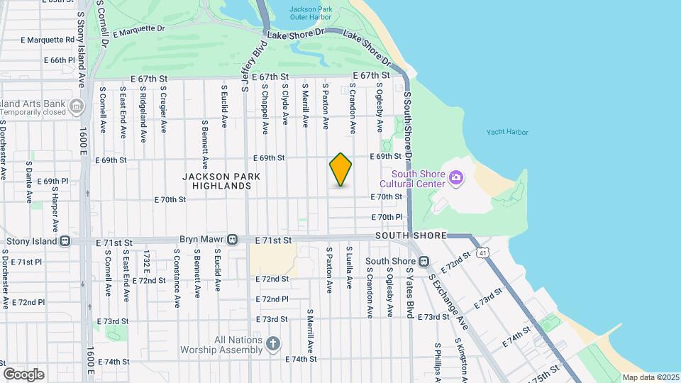 2212 E 70th St Map and Location Details