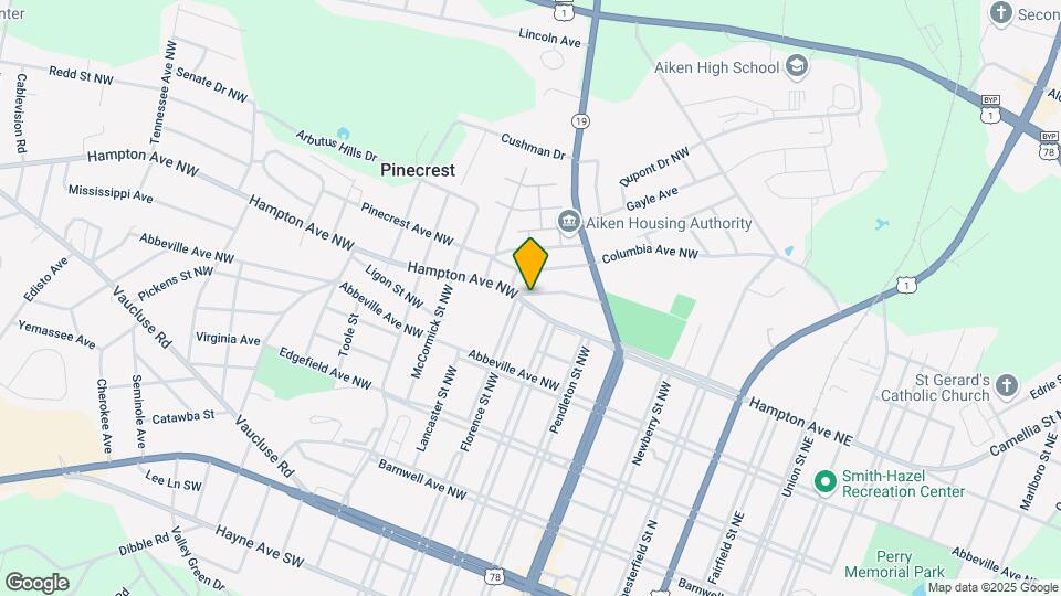 532 Hampton Ave NW Map and Location Details