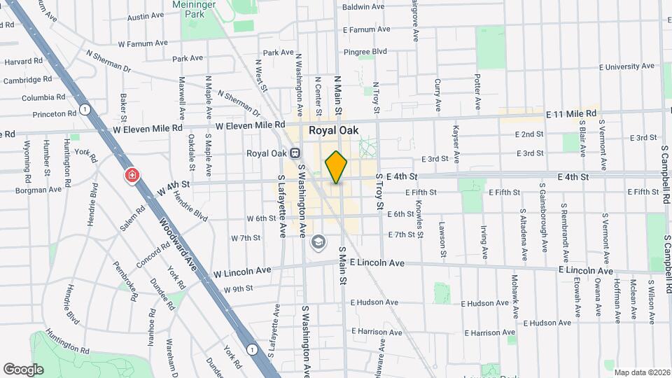 100 W 5th St Map and Location Details