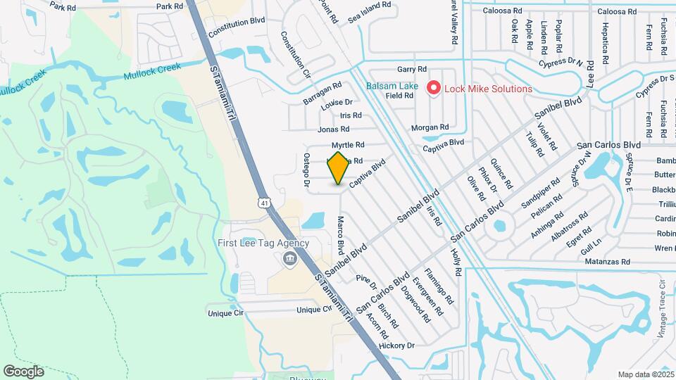7261 Captiva Blvd Map and Location Details