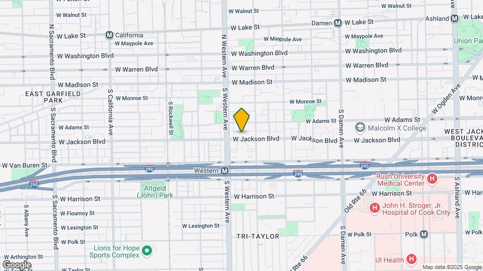 2332 W Jackson Blvd Map and Location Details
