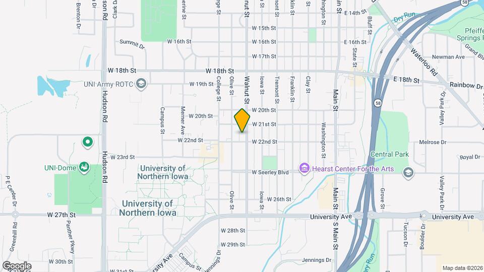 2115 Walnut St-Unit -6 Map and Location Details