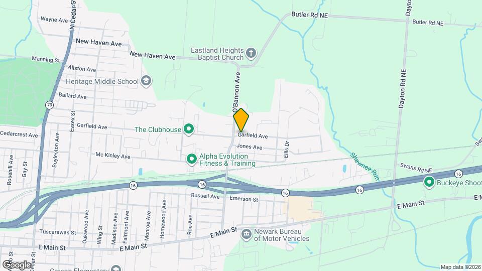 825 Garfield Ave Map and Location Details