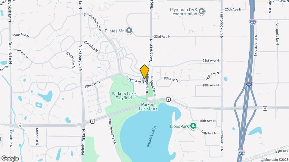 Parkers Lake Apartments Map and Location Details