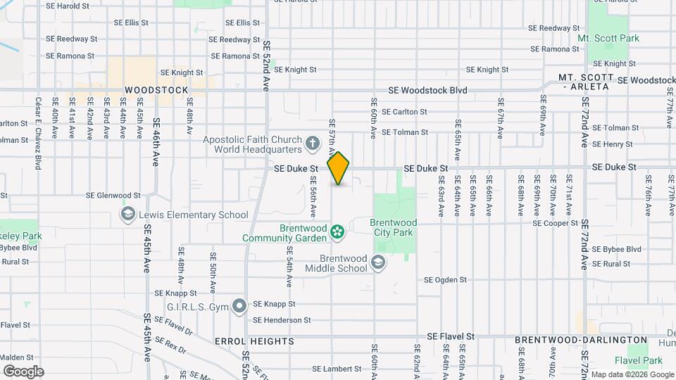 6622 SE 57th Ave Map and Location Details