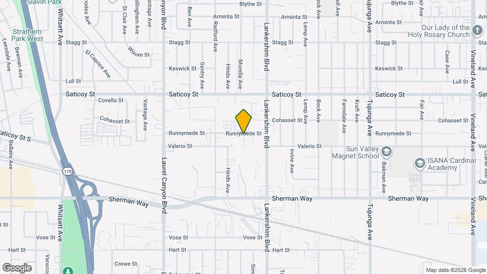 11756 Runnymede St Map and Location Details