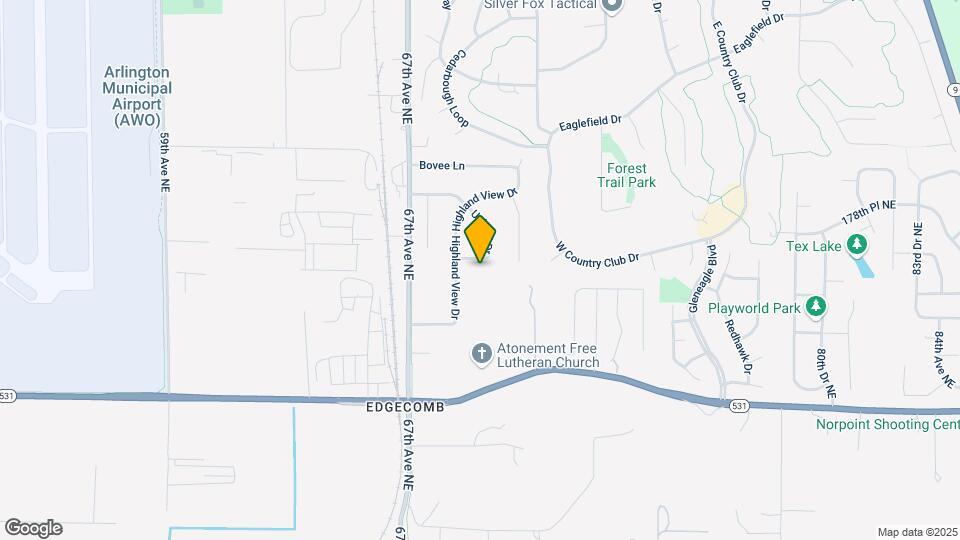 6906 Upland Dr Map and Location Details