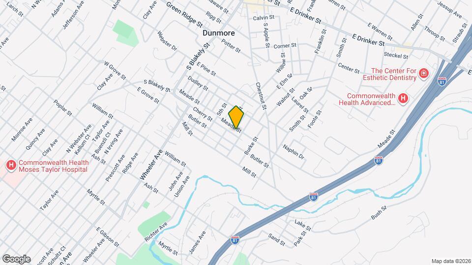 331 Cherry St Map and Location Details