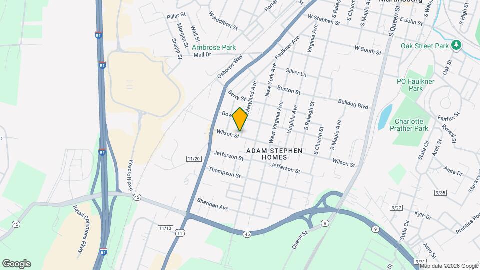 1039 Maryland Ave Map and Location Details