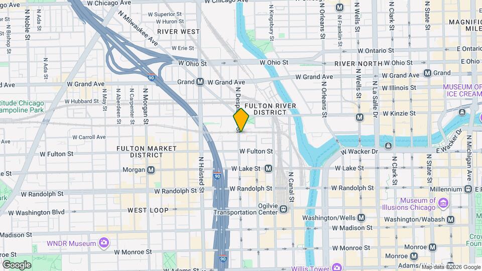 335 N Desplaines St Map and Location Details