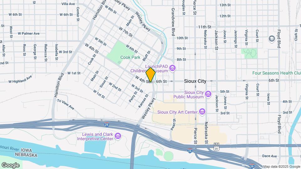 Bekins Luxury Lofts Map and Location Details