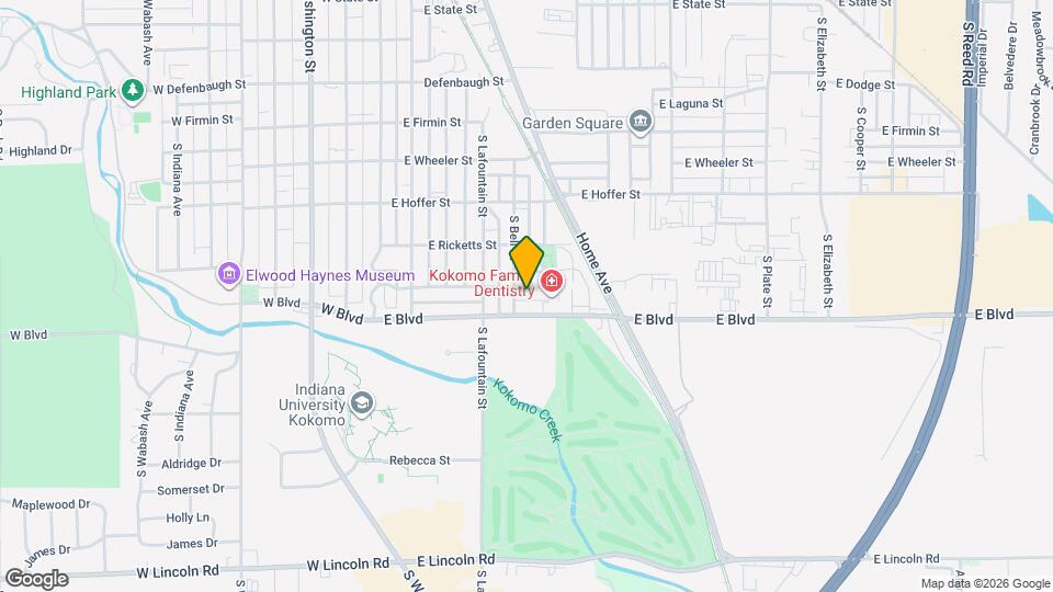 515 E Poplar St Map and Location Details