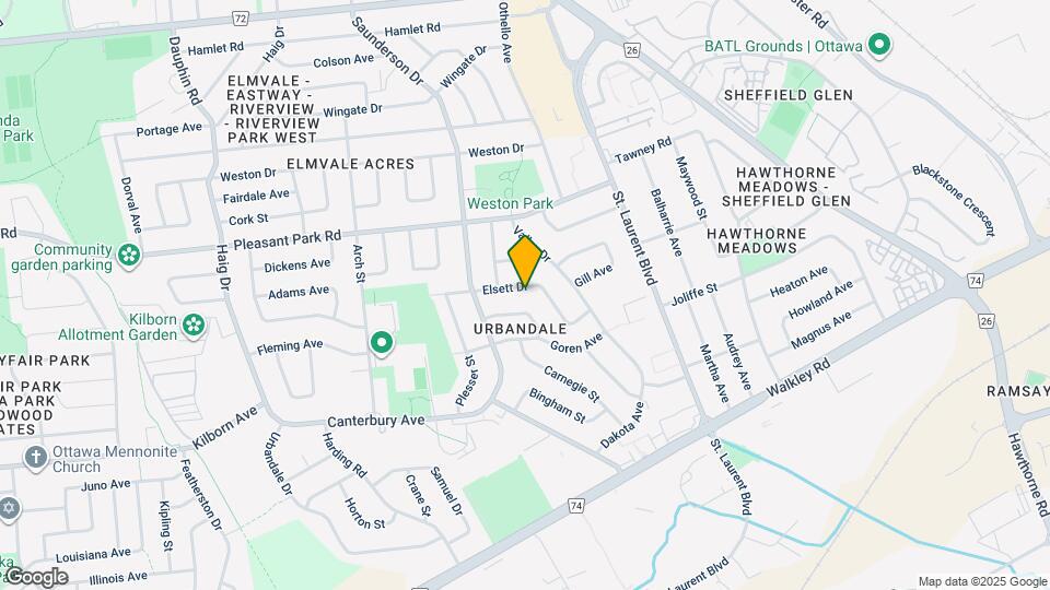 960 Elsett Dr Map and Location Details