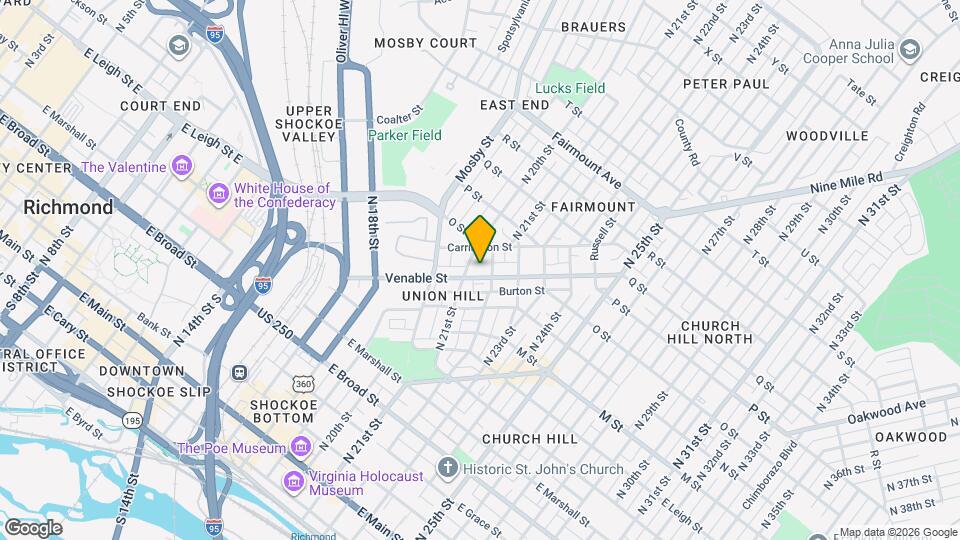 2114 Venable St Map and Location Details