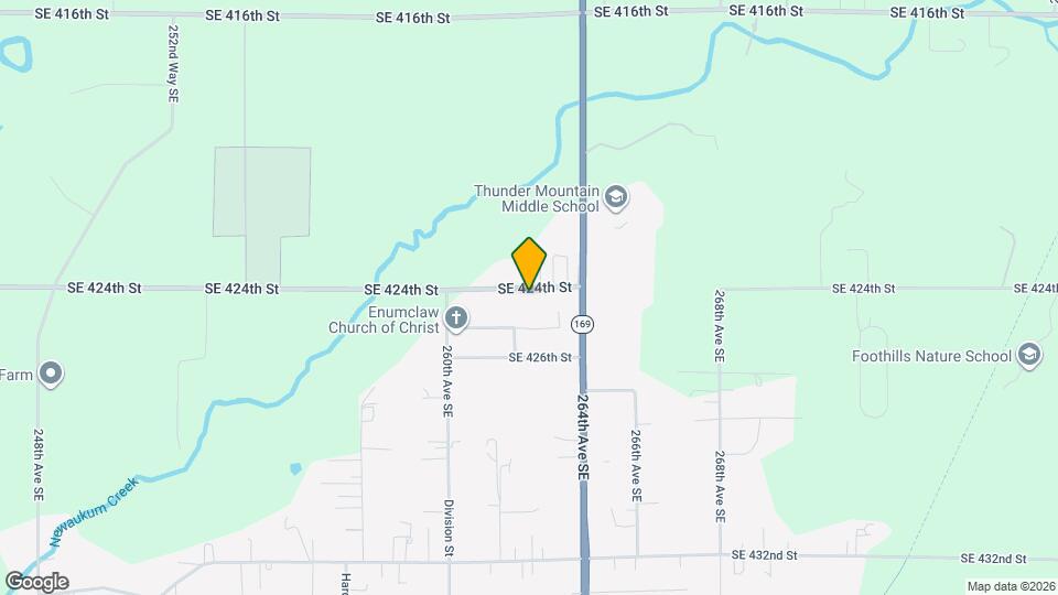 26211 SE 424th St Map and Location Details