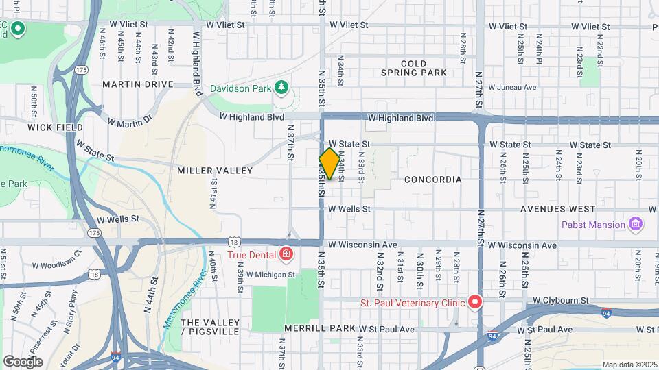 3421 W Kilbourn Ave Mapa y Detalles de la Ubicación