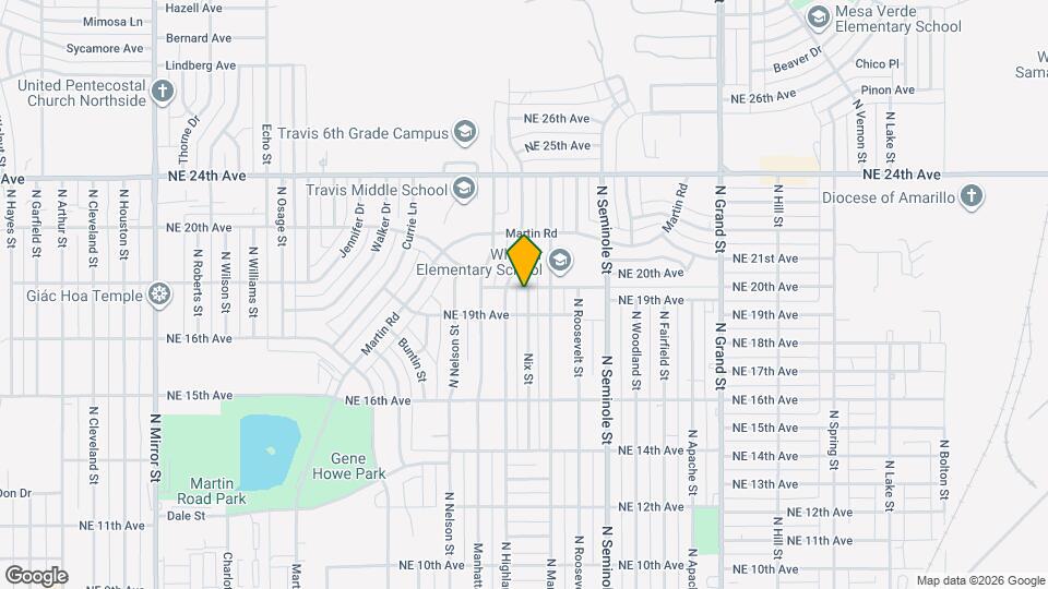 1907 Nix St Mapa y Detalles de la Ubicación