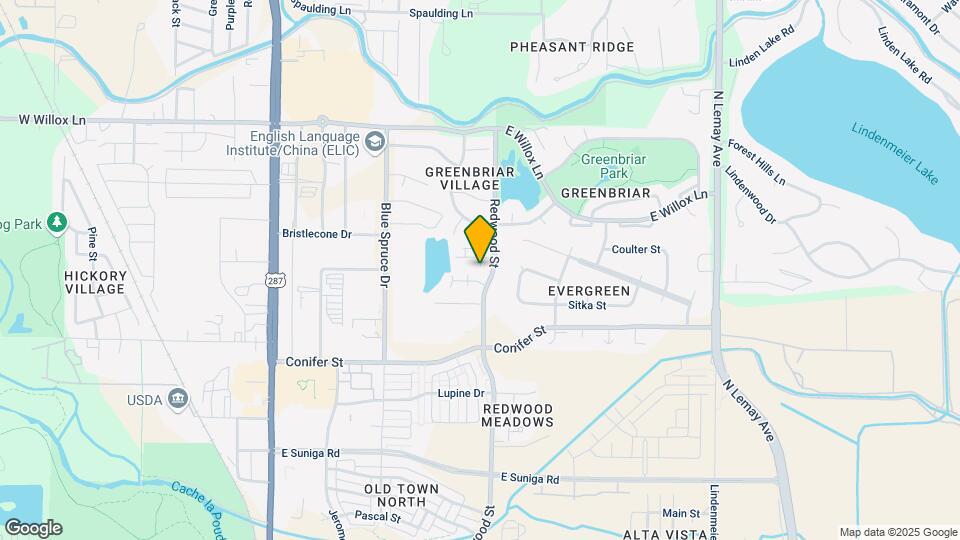 Redwood Village Apartments Mapa y Detalles de la Ubicación