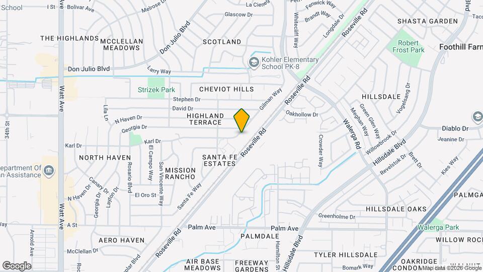 5964 Gilman Way Map and Location Details