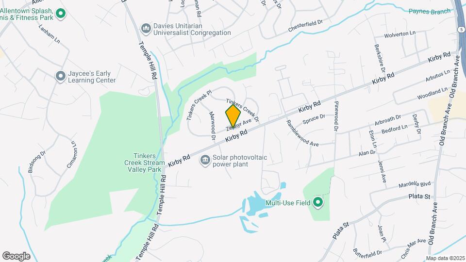 5213 Zephyr Ave Map and Location Details