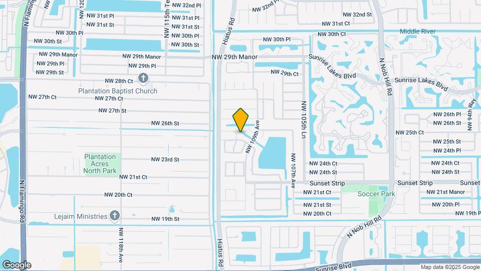 2510 NW 110th Terrace Map and Location Details