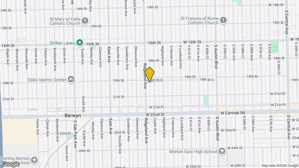 1903 Ridgeland Ave Map and Location Details