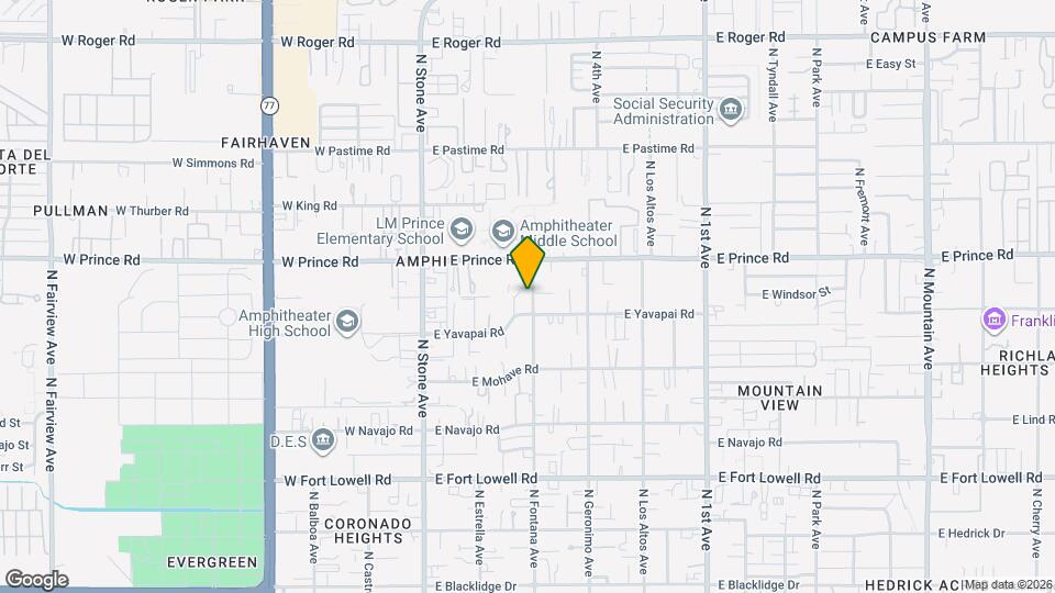 3525 N Fontana Ave Map and Location Details