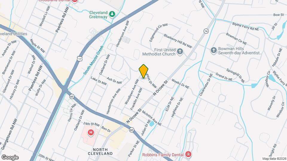 164 McNabb Dr Map and Location Details