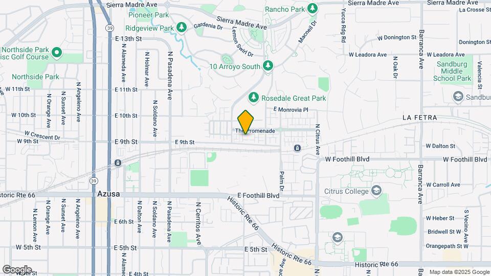 904 N Primrose Ln Map and Location Details