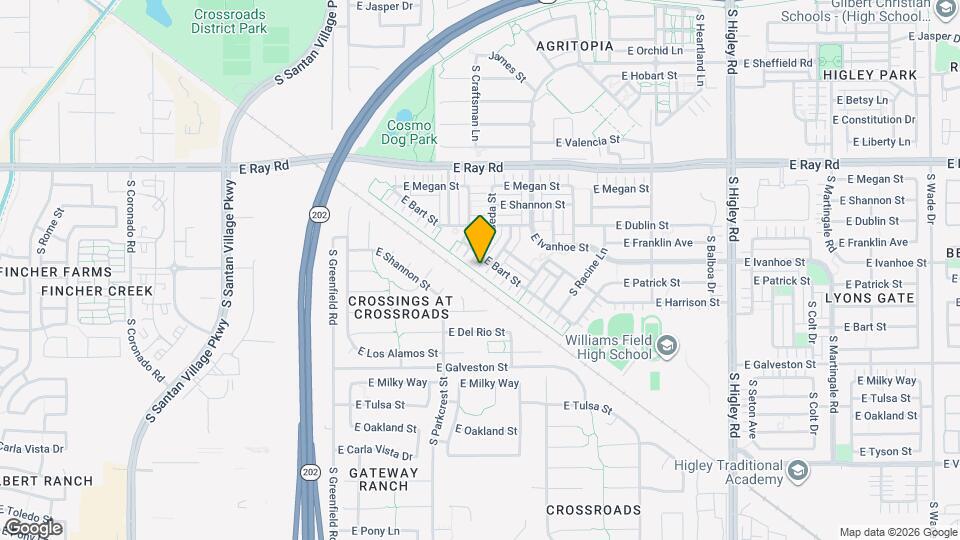 2707 E Bart St Map and Location Details