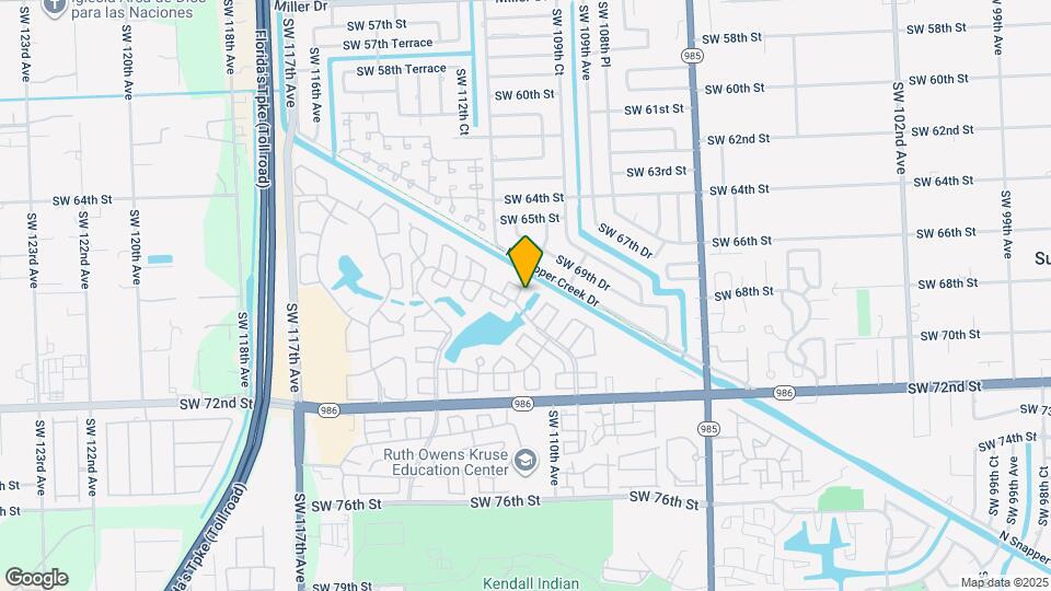 6945 SW 111th Ct Map and Location Details