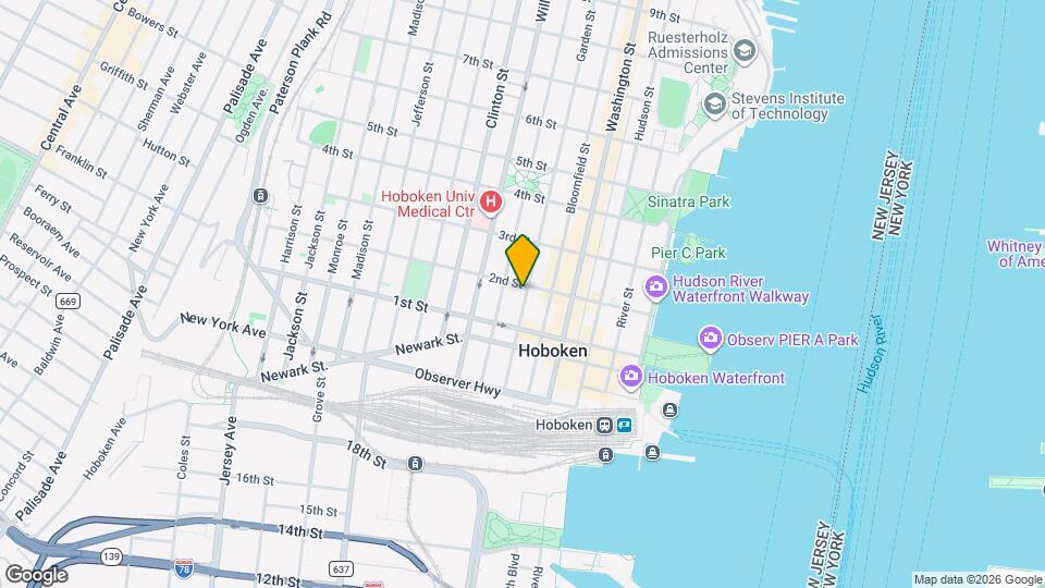 134 Garden St Map and Location Details