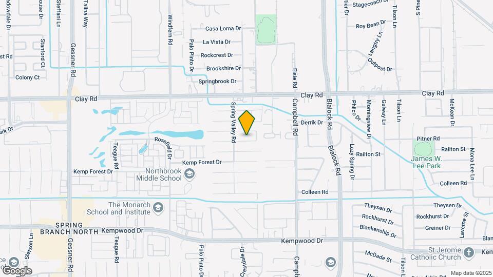 9622 Springmont Dr Map and Location Details
