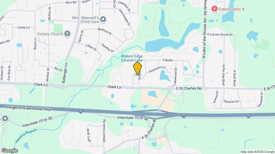 1321 Godas Cir Map and Location Details