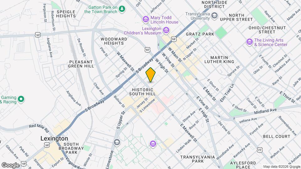 377 S Upper St Map and Location Details