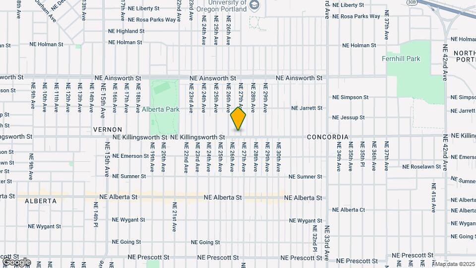 5511 NE 27th Ave Map and Location Details