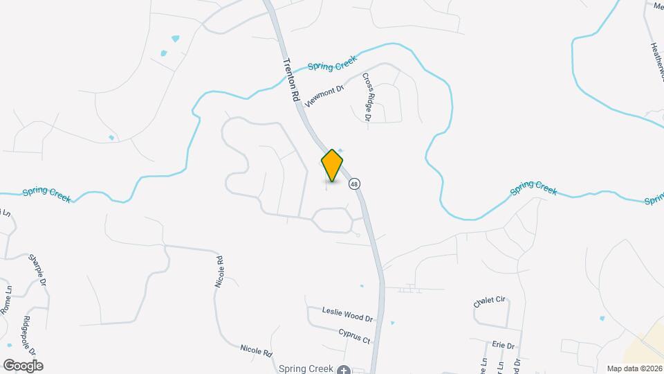 3105 Spring Creek Ct Map and Location Details