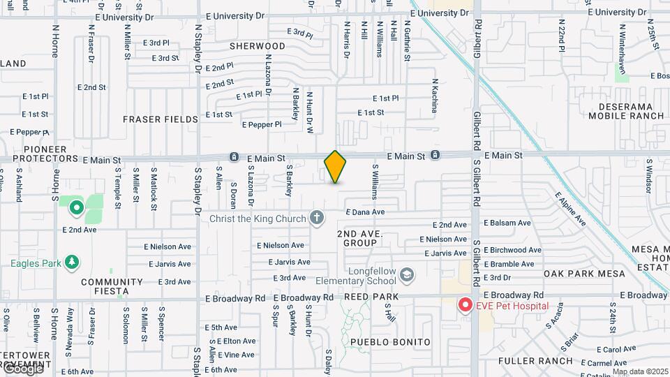 1561 E Mahoney Ave Map and Location Details