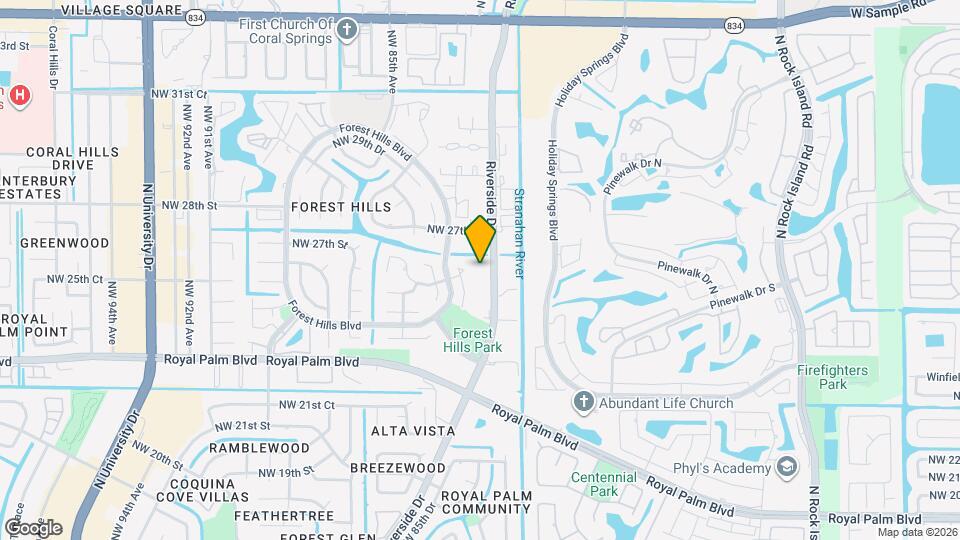 2596 Riverside Dr Map and Location Details