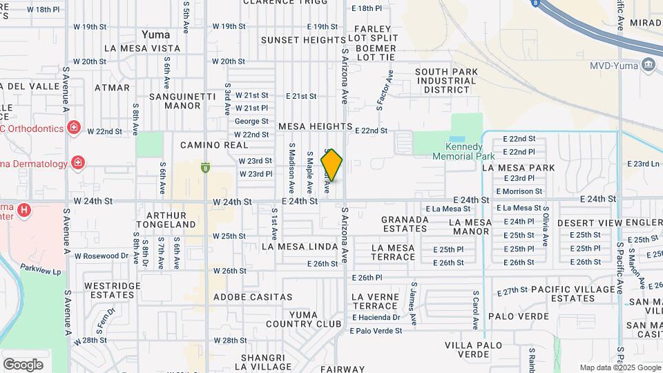 2361 S Walnut Ave Map and Location Details