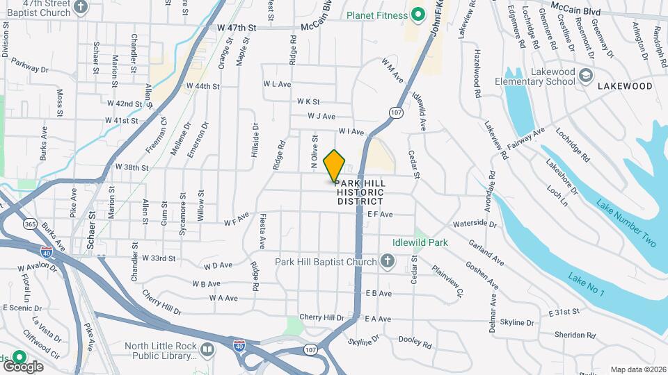 209 W G Ave Map and Location Details