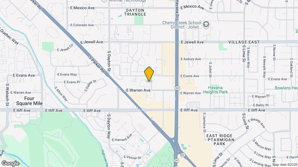 2192 S Fulton Cir, Unit 202 Map and Location Details